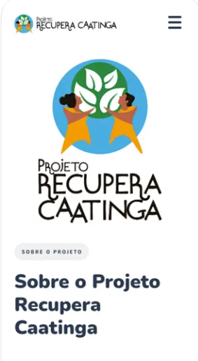 Apps de esquerda - Recupera Caatinga