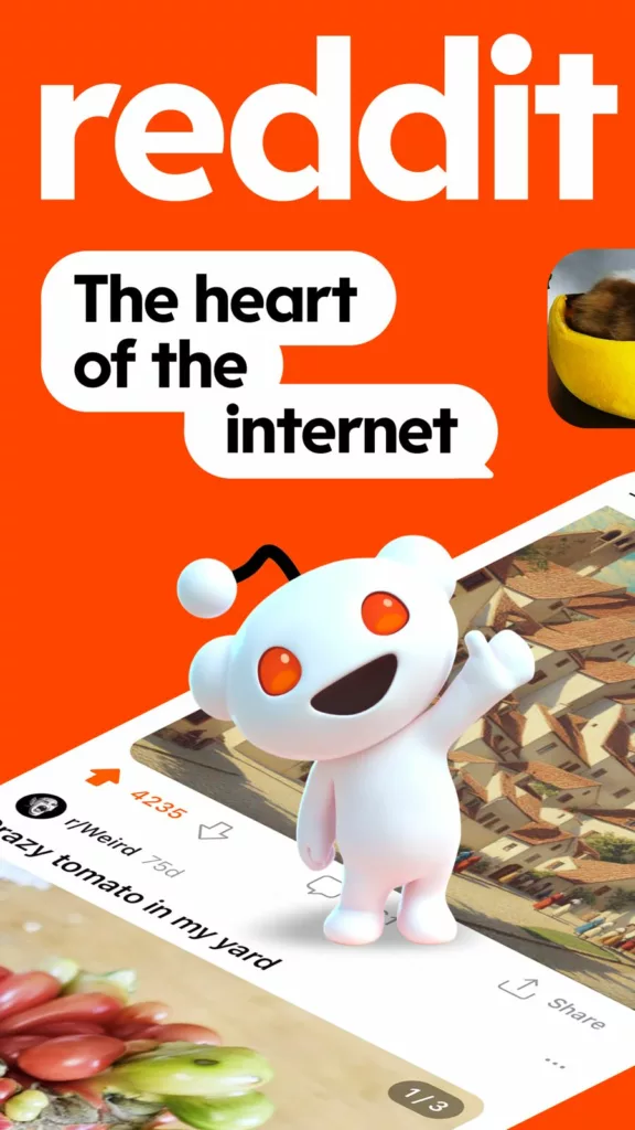 Linksgerichtete Apps - Reddit